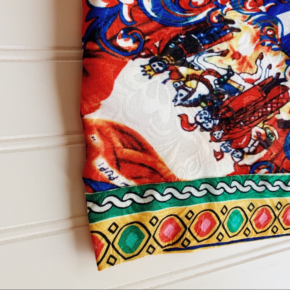 SOLD L’ATISTE Embellished Saint Designer Skirt - Picture 4 of 8